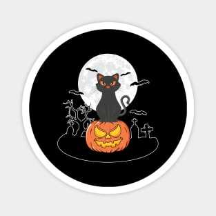 Halloween cat Magnet